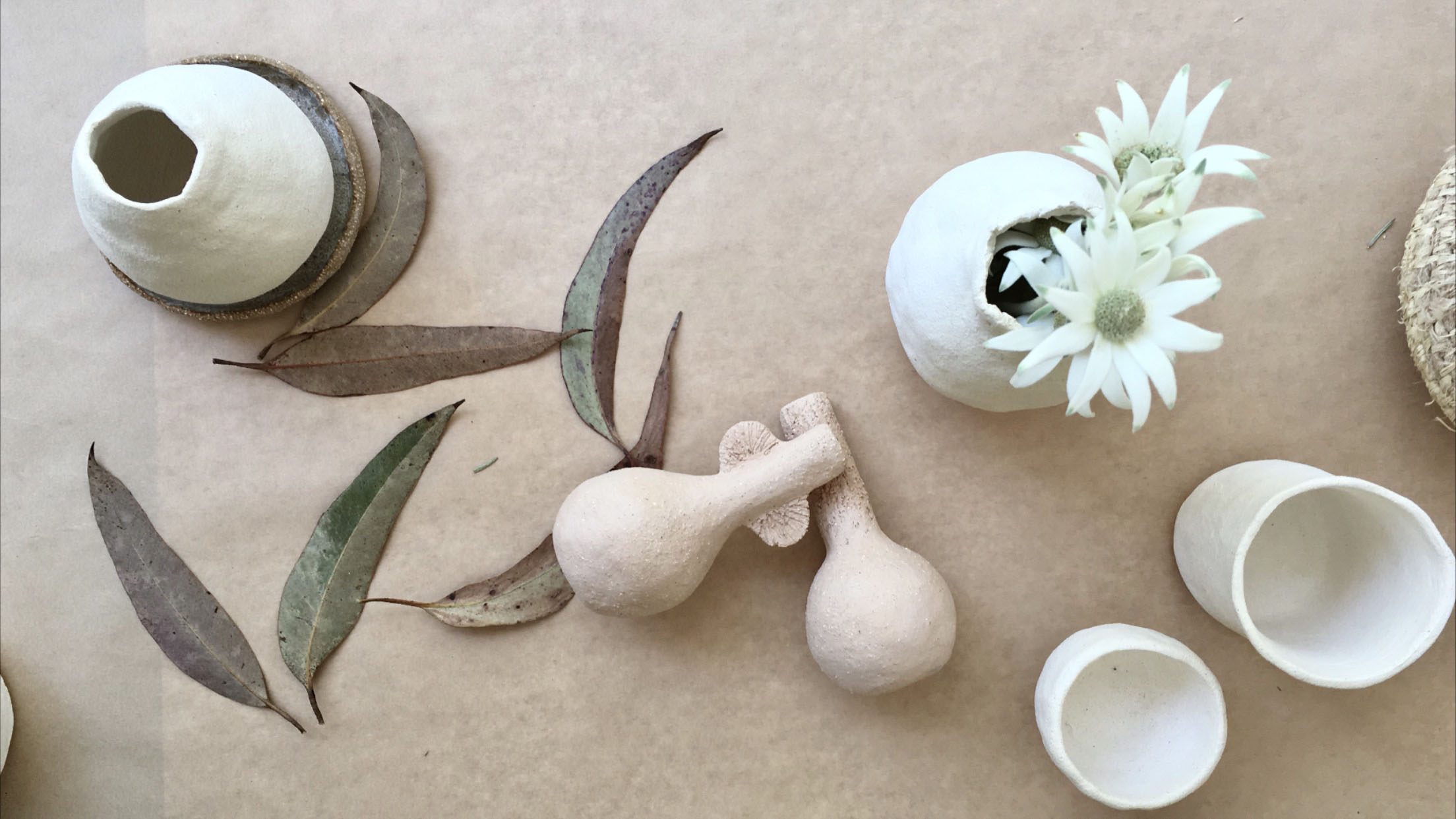 ORGANIC NATURE VESSELS – HAND BUILDING WITH CLAY